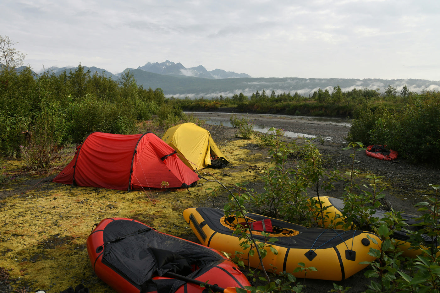 Alle packrafts