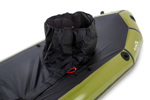 Anfibio Rebel 3KL+ — lang ekspedisjons-packraft med spruttrekk