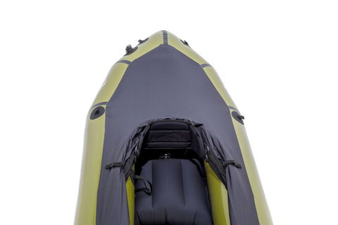 Anfibio Rebel 3KL+ — lang ekspedisjons-packraft med spruttrekk