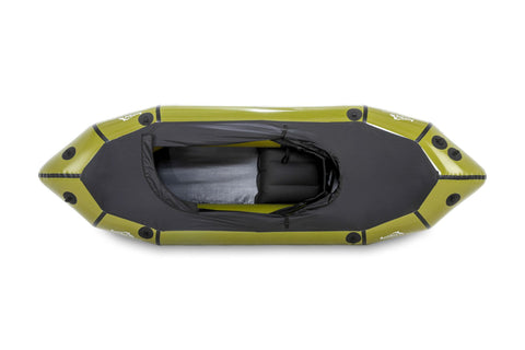 Anfibio Rebel 3KL+ — lang ekspedisjons-packraft med spruttrekk