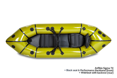 Anfibio Sigma TX — rask og lett solo-packraft for langtur