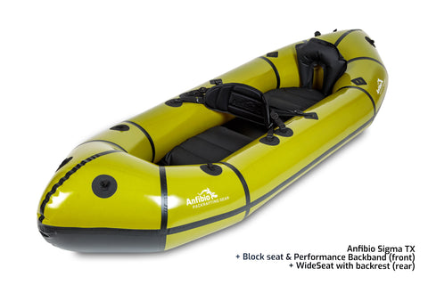 Anfibio Sigma TX — rask og lett solo-packraft for langtur
