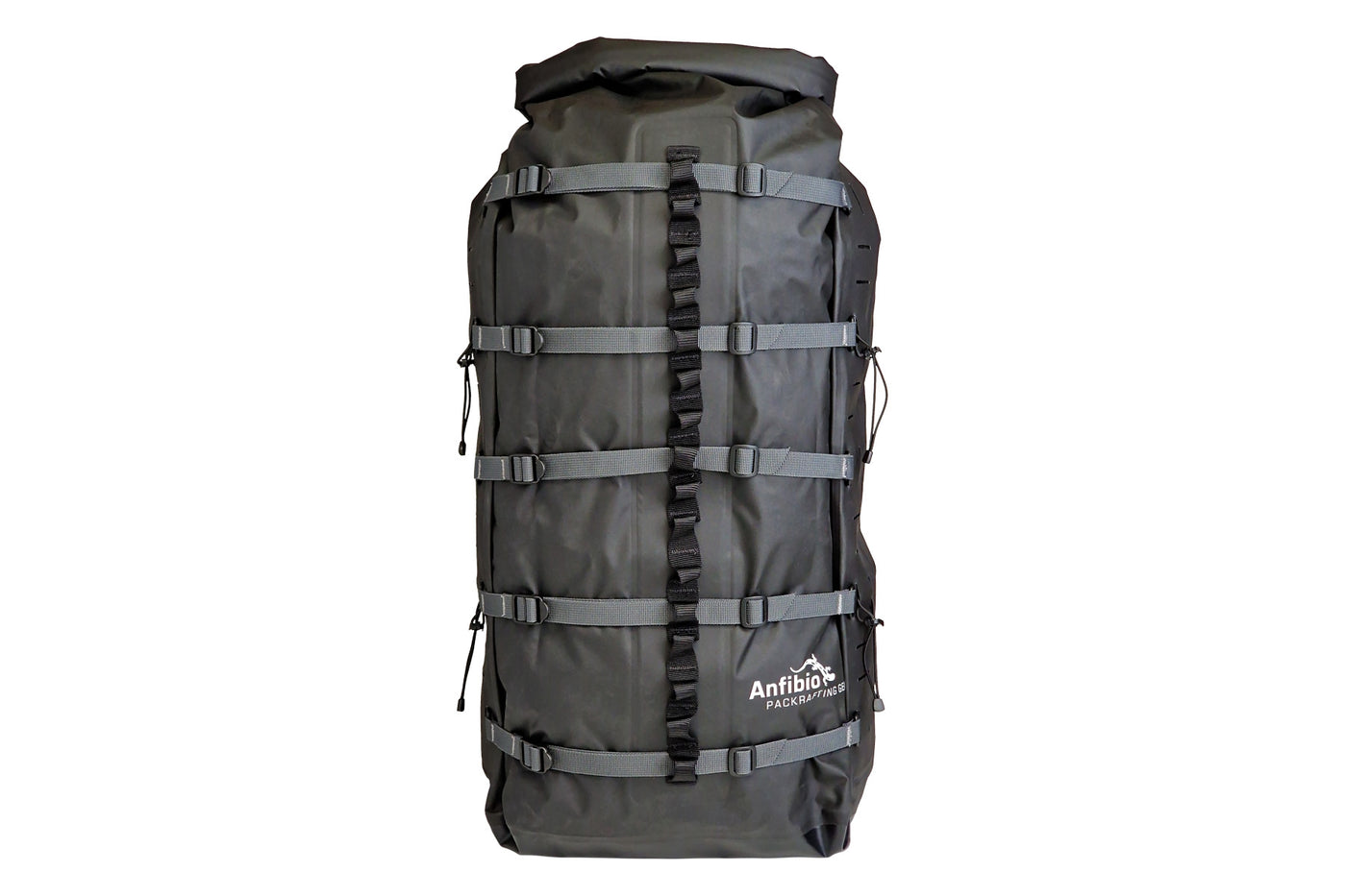 Anfibio FlexCore 70 packraft-sekk i sort
