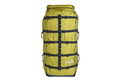 Anfibio FlexCore 70 packraft-sekk i frisk grønn