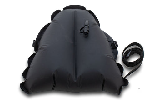 Anfibio FootRest — oppblåsbar fotstøtte for packraft