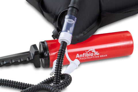 Anfibio HandPump — detalj av pumpehode