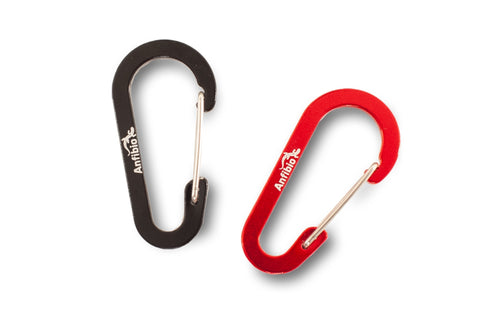 Anfibio Mini-karabiner 60 mm — lett karabin i rustfritt stål