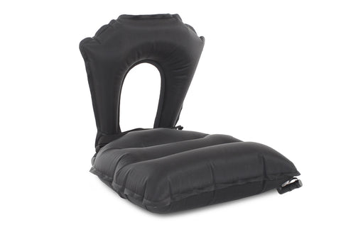 Anfibio PackSeat med ryggstøtte — oppblåsbart packraft-sete med integrert ryggstøtte