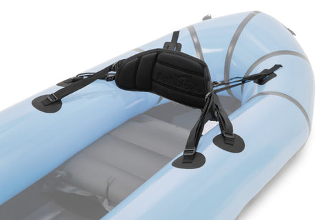 Anfibio Performance BackBand med 6 lim-fester — ryggstøtte og festesett for packraft