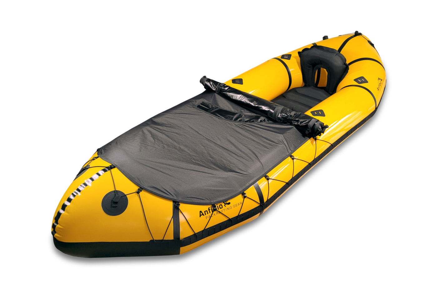 Anfibio UniDeck, universelt spruttrekk for DeckReady-packraft
