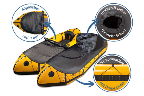 Anfibio UniDeck, spruttrekk for packraft, bilde 3