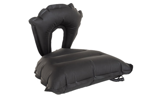 Anfibio WideSeat — bredt oppblåsbart packraft-sete med integrert ryggstøtte