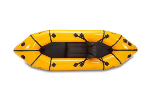 Anfibio XL-Seat i bruk i packraft